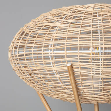 Image of Edit Ronax Rattan Floor Lamp