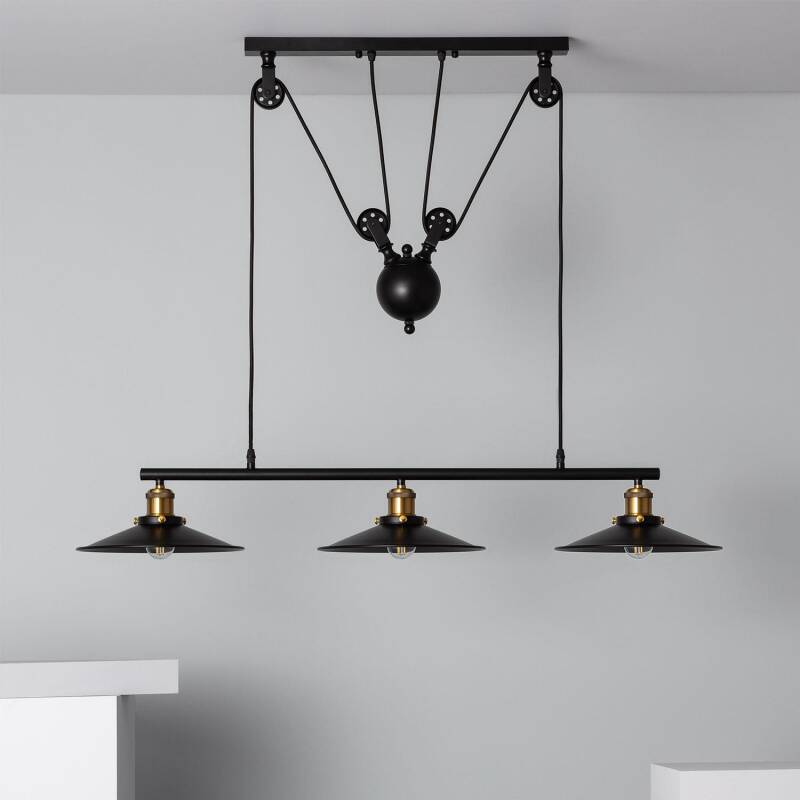 Image of Edit Pusaka 3 Light Bar Ceiling Pendant Light