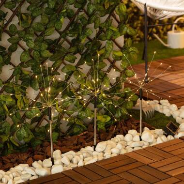 Image of Suri Dandelion Solar LED Stake Light - Set of 3
