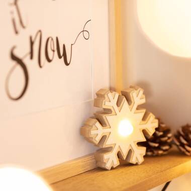 Image of Edit Battery Operated LED Snowflake Light