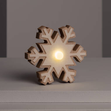 Image of Edit Battery Operated LED Snowflake Light