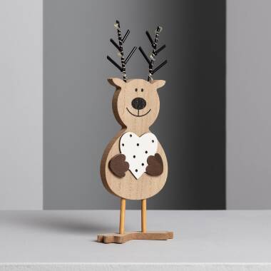 Image of Edit Battery Operated LED Christmas Reindeer Light