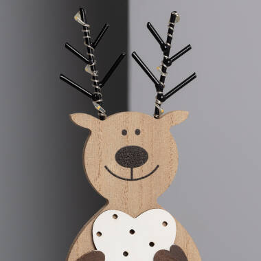 Image of Edit Battery Operated LED Christmas Reindeer Light