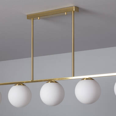 Image of Edit Boqor 5 Light Semi-Flush Bar Ceiling Pendant