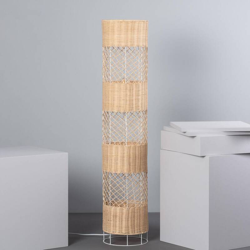 Image of Edit Rubra Bamboo Floor Lamp