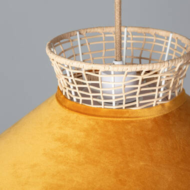 Image of Edit Longoria Rattan Ceiling Pendant