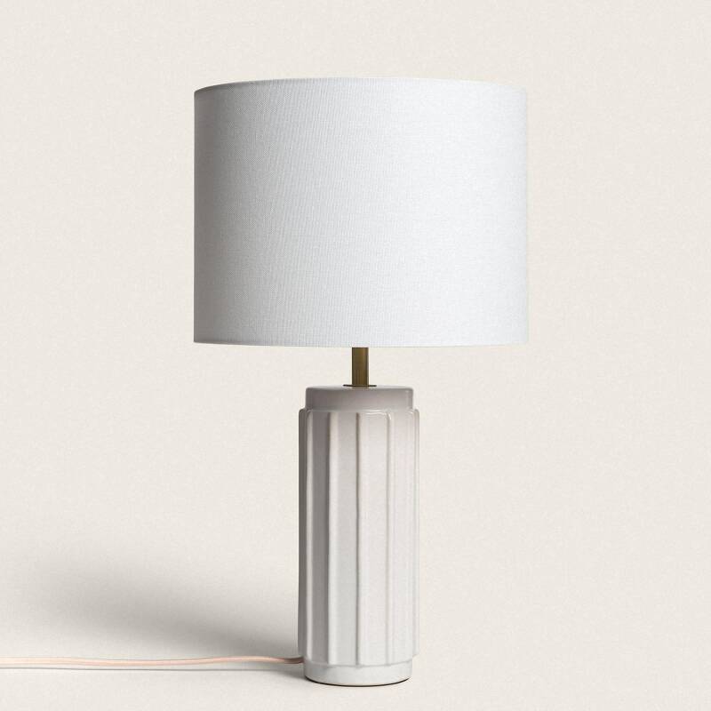 Image of Edit Corbusier Ceramic Table Lamp
