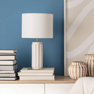 Image of Edit Corbusier Ceramic Table Lamp
