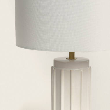 Image of Edit Corbusier Ceramic Table Lamp