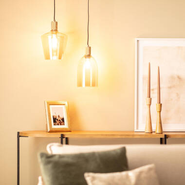 Image of Edit Vitelio Glass Ceiling Pendant Light