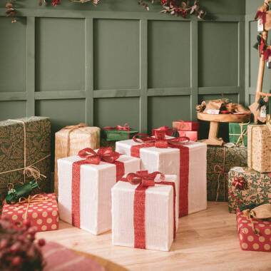 Image of Edit Battery Operated LED Gift Boxes - Set of 3