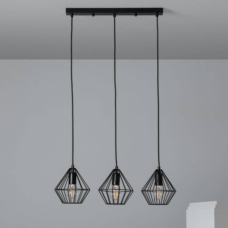 Image of Edit Williams 3 Light Bar Ceiling Pendant Light