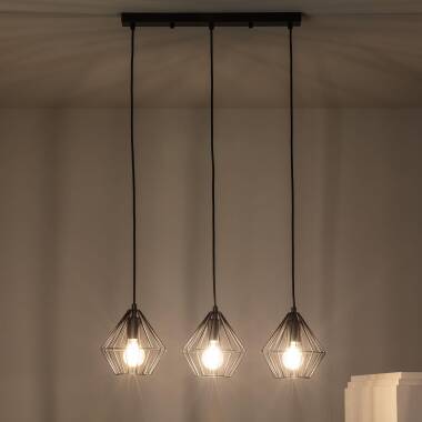 Image of Edit Williams 3 Light Bar Ceiling Pendant Light