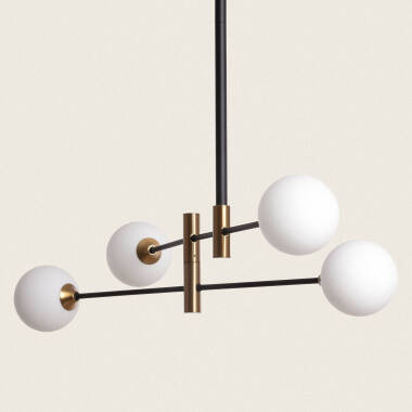 Image of Edit Bull Glass Ceiling Pendant Light