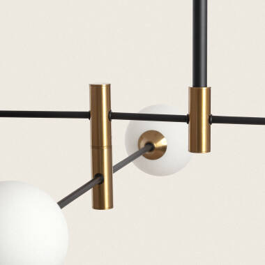 Image of Edit Bull Glass Ceiling Pendant Light