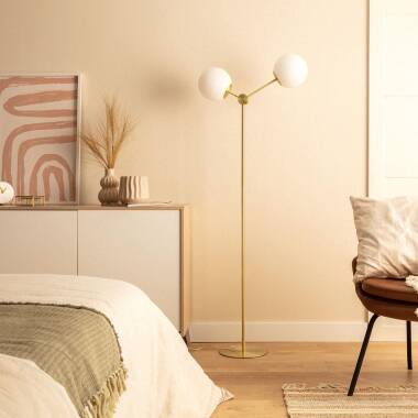 Image of Edit Moonlight 2 Light Floor Lamp