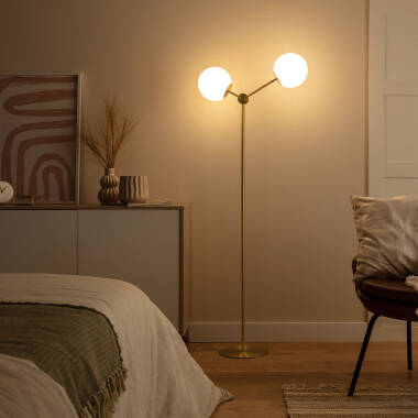 Image of Edit Moonlight 2 Light Floor Lamp