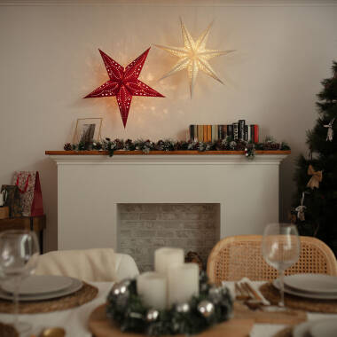 Image of Edit Parilti Battery Operated LED Christmas Red Star