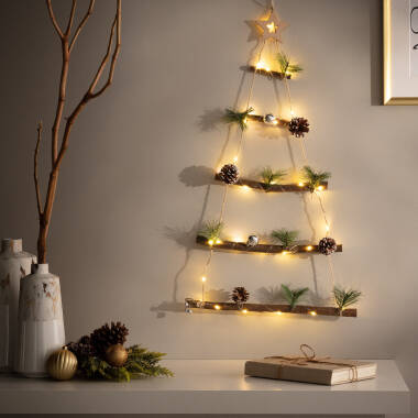Image of Edit Woody Battery Operated LED Christmas Tree