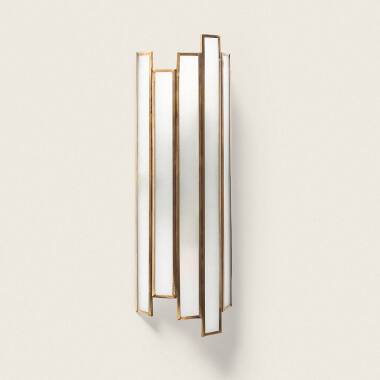 Image of Wisteria Iris Flush Wall Light