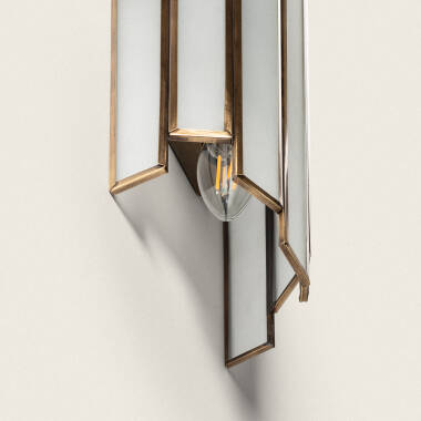 Image of Wisteria Iris Flush Wall Light