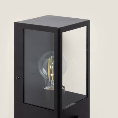 Image of Edit Haworth Half Lantern Outdoor Wall Light with PIR Sensor