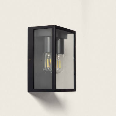 Image of Edit Mineral Half Lantern Outdoor Wall Light