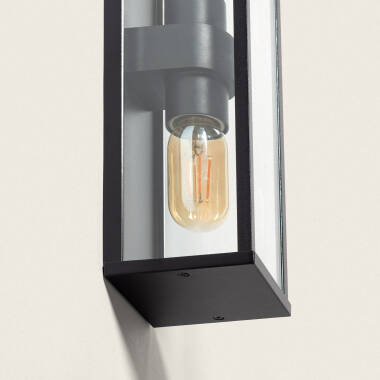 Image of Edit Mineral Half Lantern Outdoor Twin Wall Light