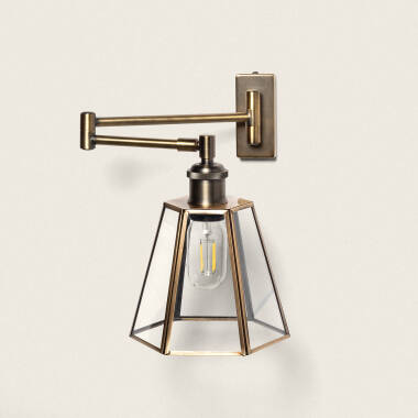 Wisteria Dahlia Swing Arm Reading Light
