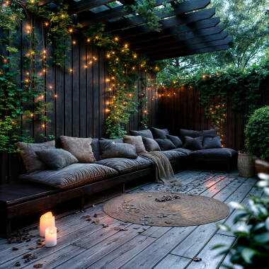 Image of 12M Suri Colour Changing Solar LED Multi-Function String Lights - 100 Lights