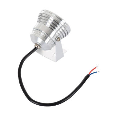 Image of Edit 7W 12V LED Surface Garden Spotlight IP67 - Chrome