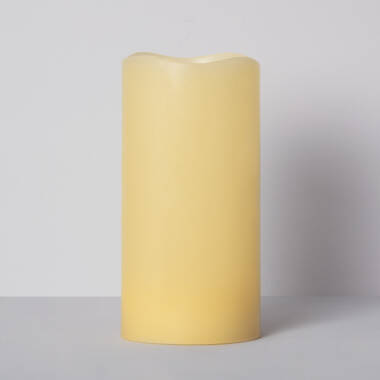 Image of Edit Pack of 3 LED Natural Wax Candle with Remote Control