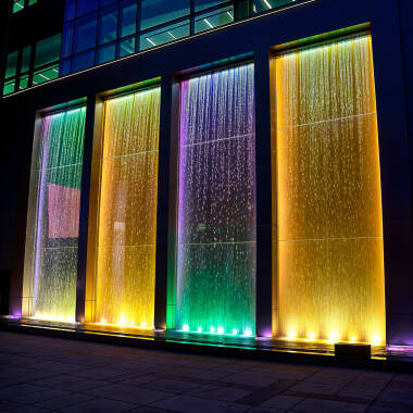 Image of Edit 18W 12V Submersible Colour Changing LED Surface Garden Spotlight
