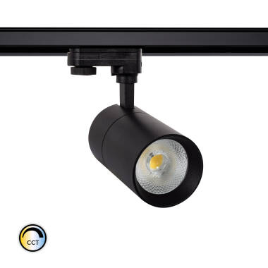 Three Circuit 20W Colour Selectable CCT Dimmable LED Track Light New Mallet