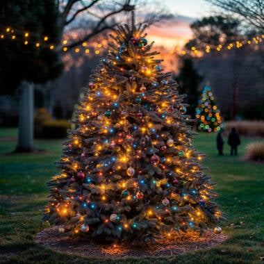 Image of 7M Suri Kentia Colour Changing Solar LED String Lights - 50 Lights