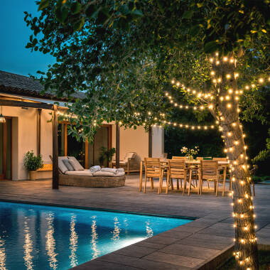 Image of Suri 12M Colour Changing Solar LED Multi-Function String Lights - 200 Lights
