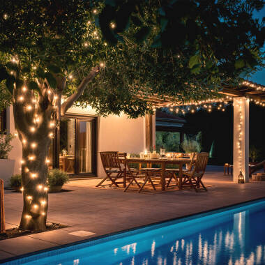 Image of 12M Suri Colour Changing Solar LED Multi-Function String Lights - 100 Lights