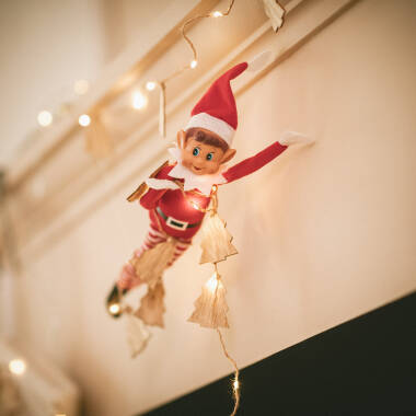 Image of Edit Tirza 2.2M Battery Operated LED Wood Fairy String Lights - 20 Lights