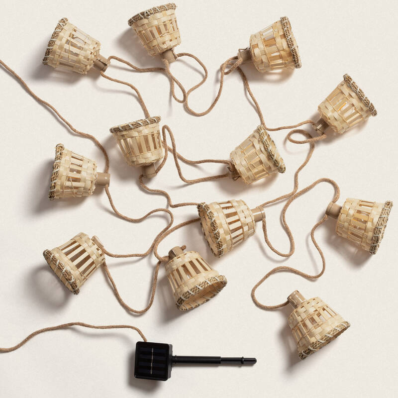 Image of 7M Suri Baloo Solar LED String Lights - 12 Lights