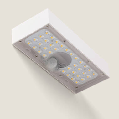 Image of Suri Karl Solar LED Outdoor Flush Wall Light with PIR Sensor