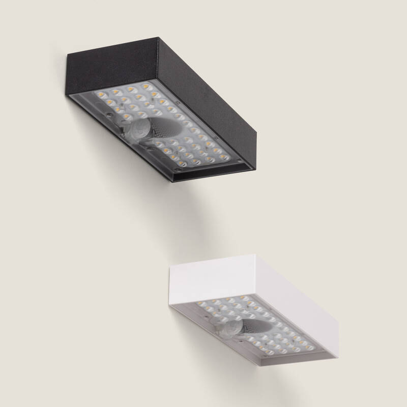 Image of Suri Karl Solar LED Outdoor Flush Wall Light with PIR Sensor