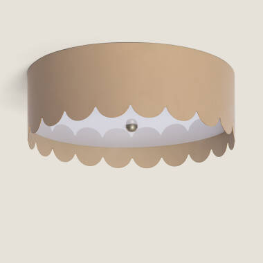 Edit Penelope Scalloped Flush Ceiling Light