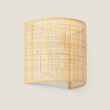 Edit Baracoa Rattan Flush Wall Light