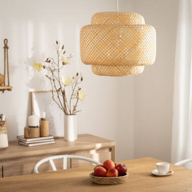 Image of Edit Nagua Bamboo Ceiling Pendant Light