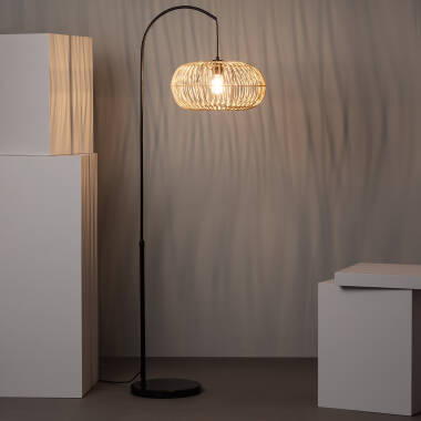 Image of Edit Arawa Rattan Floor Lamp