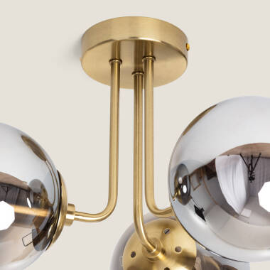 Image of Edit Amatler 3 Light Flush Ceiling Light