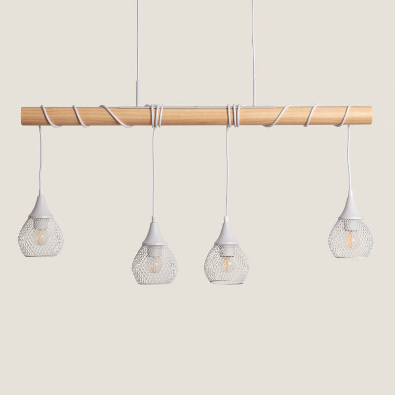 Image of Edit Monah 4 Light Bar Ceiling Pendant