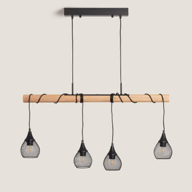 Image of Edit Monah 4 Light Bar Ceiling Pendant