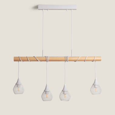 Image of Edit Monah 4 Light Bar Ceiling Pendant