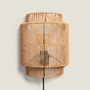 Image of Edit Kirito Rope Flush Wall Light with Plug